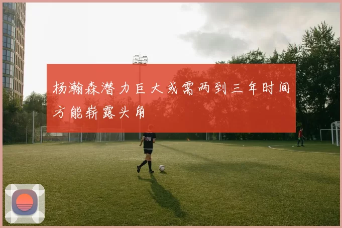 杨瀚森潜力巨大或需两到三年时间方能崭露头角